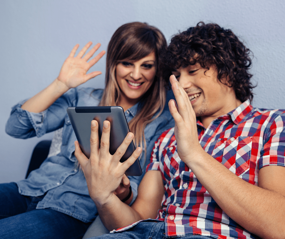 fun things to do at home: Man and woman playing 'never have i ever' with fingers