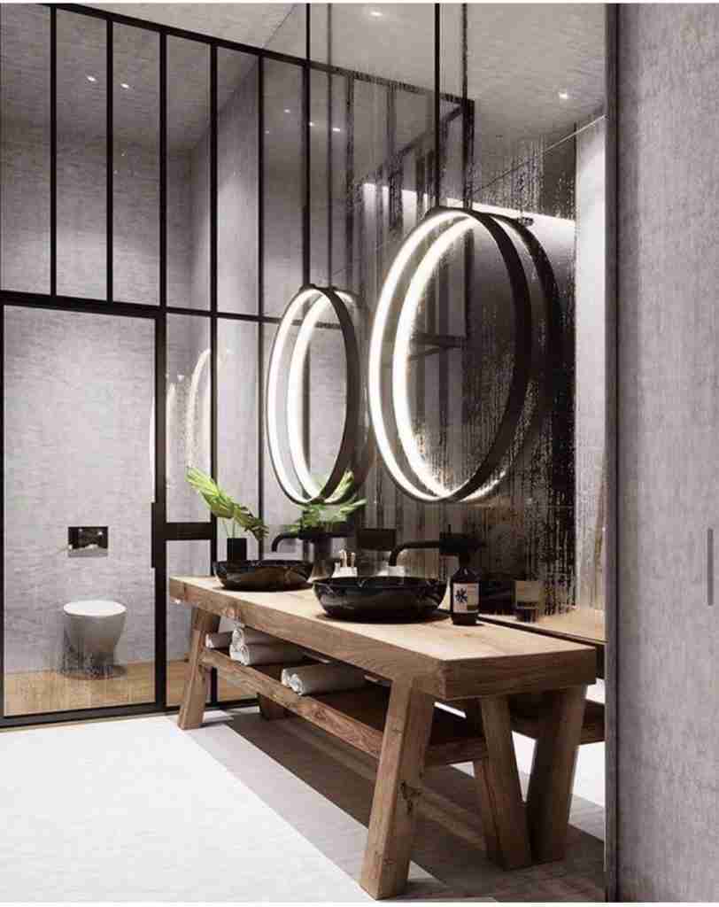 How to style a contemporary bathroom