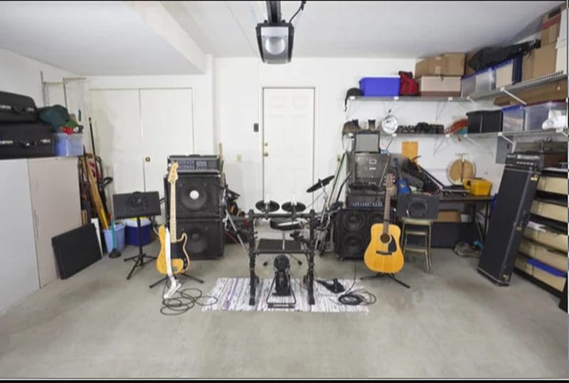 Garage man cave ideas