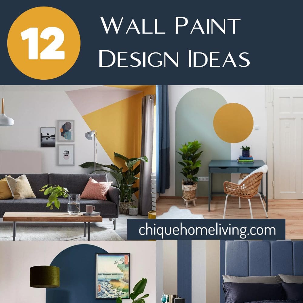 12 Wall Paint Design Ideas with Tape