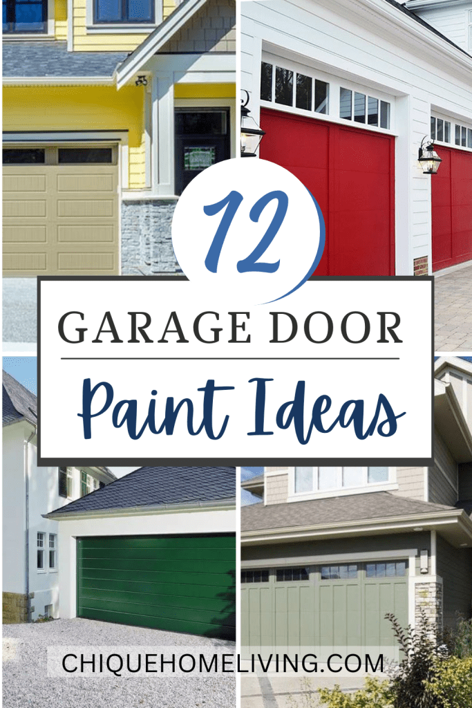 12 Best Garage Door Paint Color Ideas