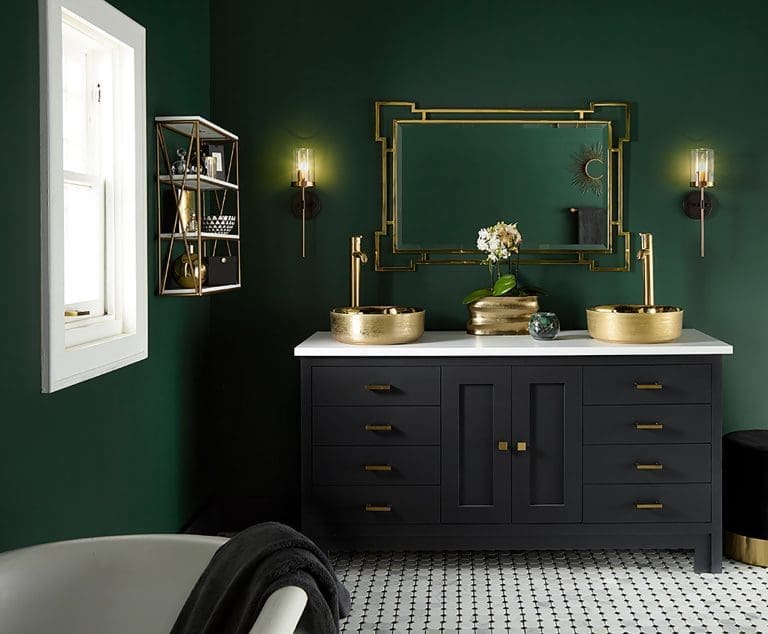 30 Incredible Dark Green Wall Ideas