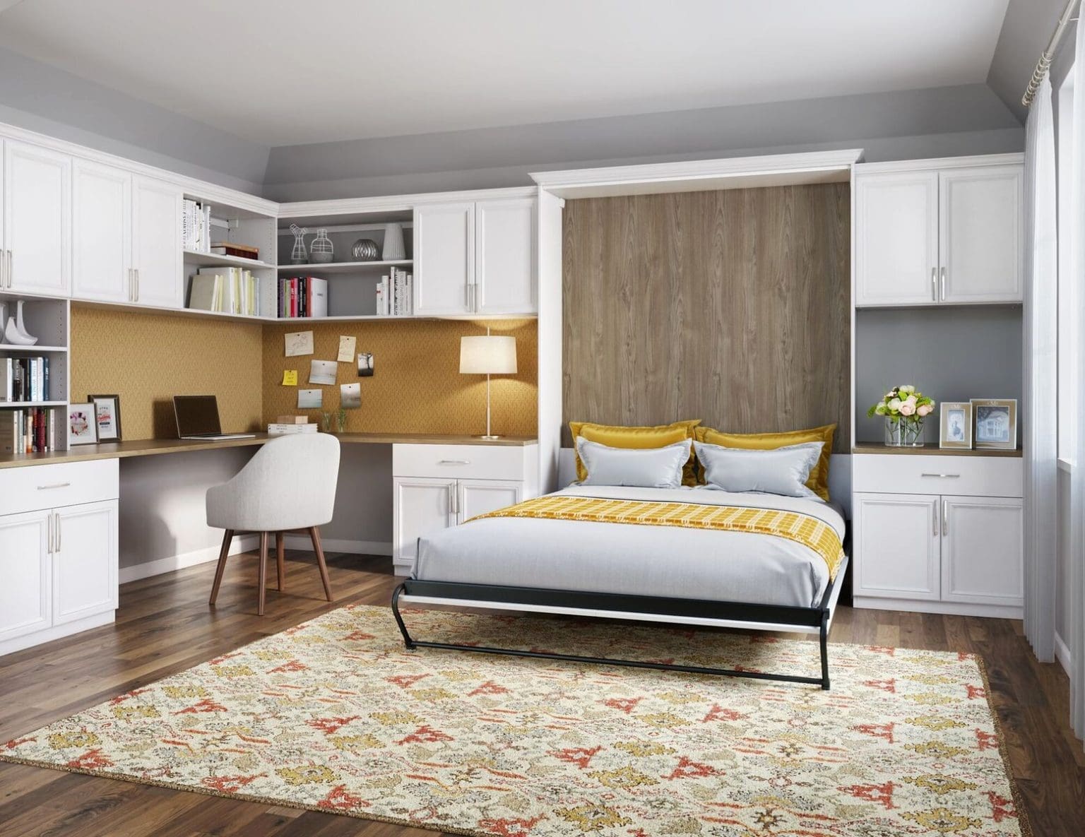 15 Bedroom Design With Study Table Ideas