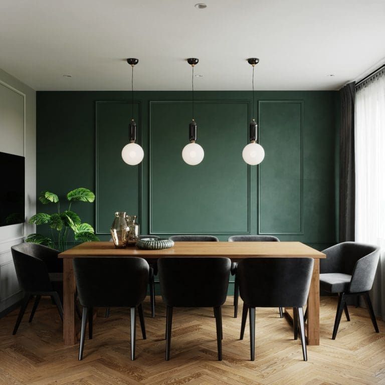 30 Incredible Dark Green Wall Ideas