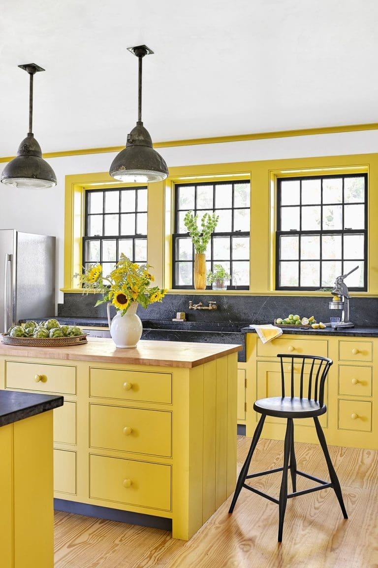 25 Lemon Yellow Colour Wall Paint Ideas