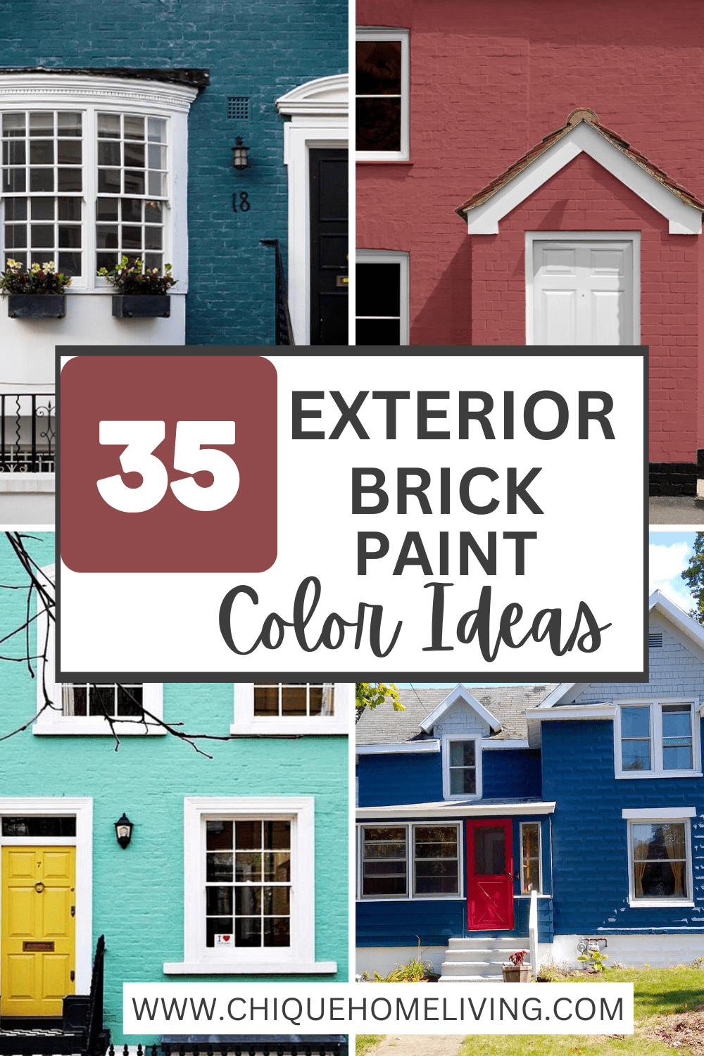 Exterior Brick Paint Color Ideas