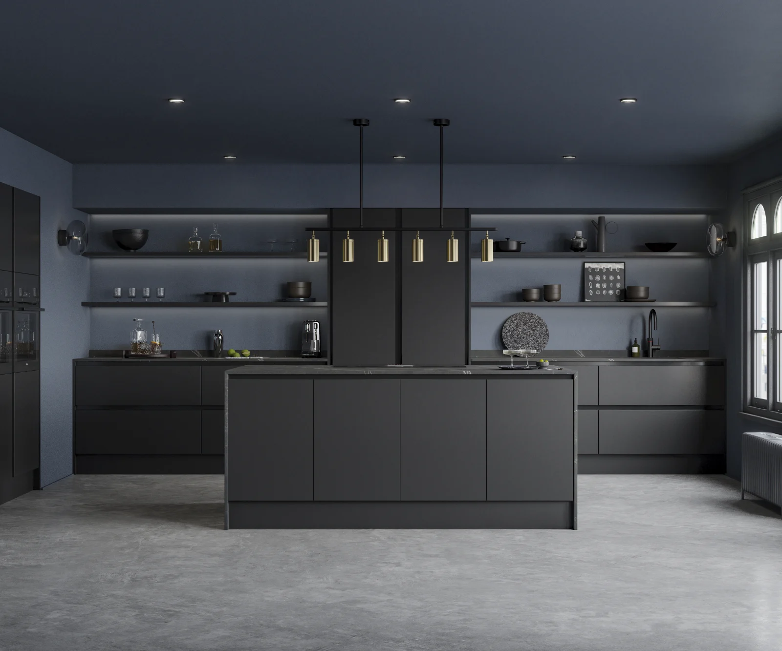 black kitchen. Black Kitchen: A Versatile Look to Your…, by worktopscomuk