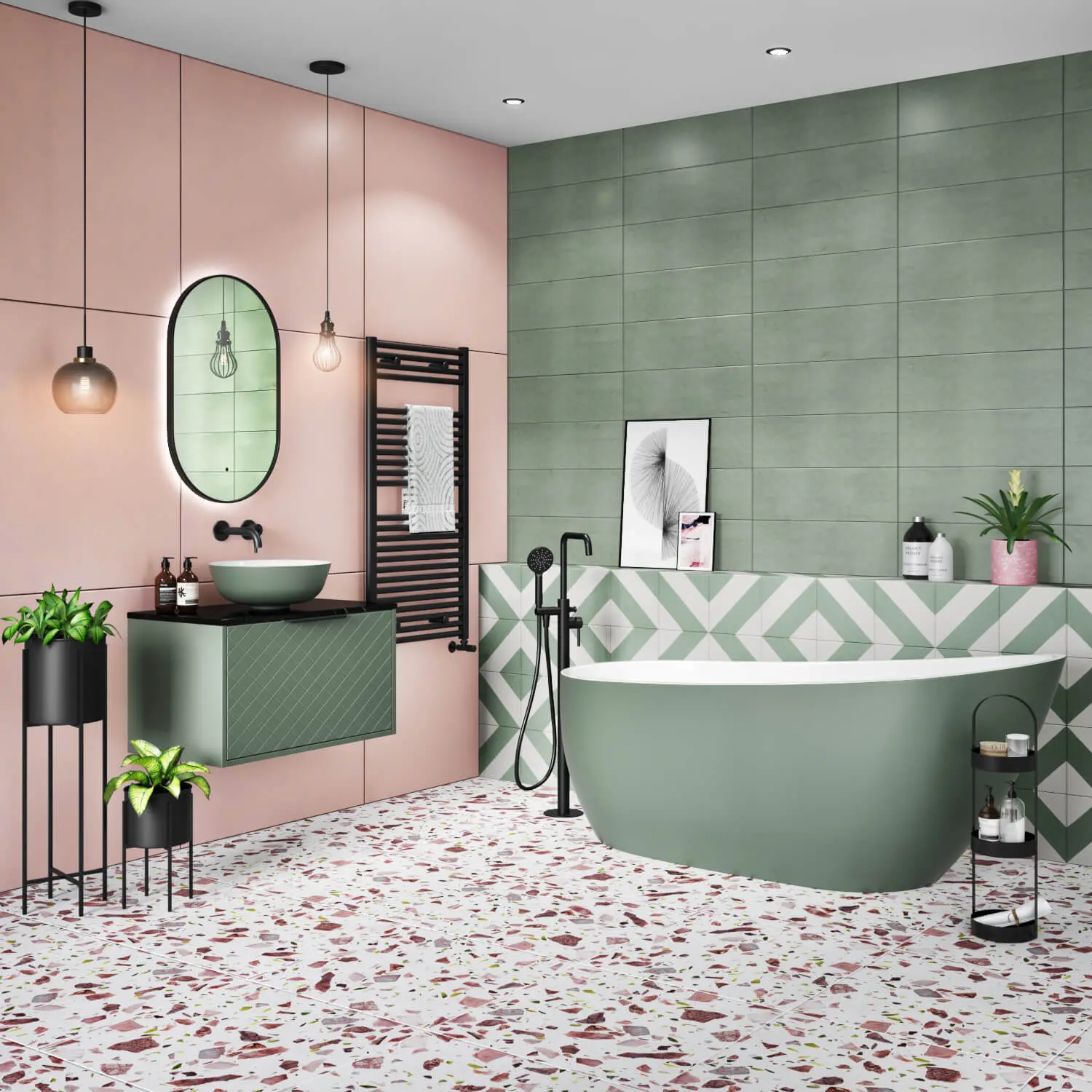 40 Sage Green Bathroom Ideas