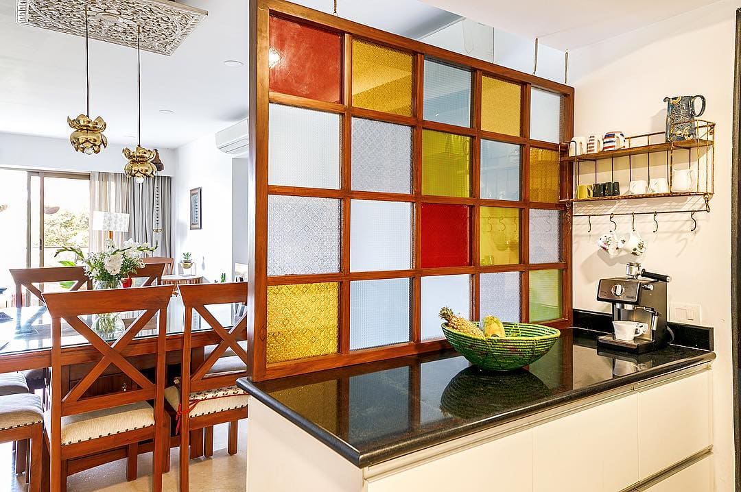 Kitchen Glass Partition Design Ideas