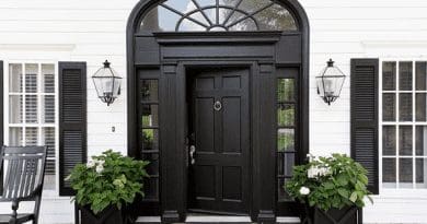 Black Front Door Ideas Modern Black Front Door Ideas (With Photos)