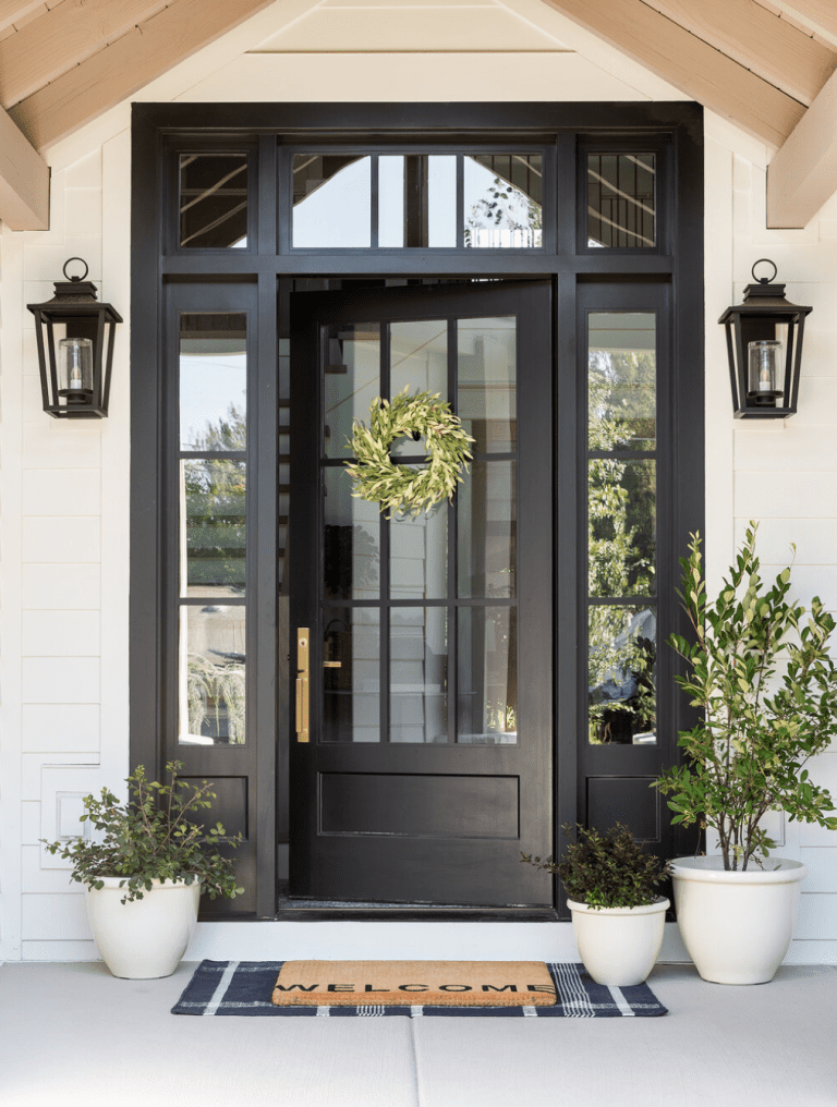 45 Modern Black Front Door Ideas (With Photos)