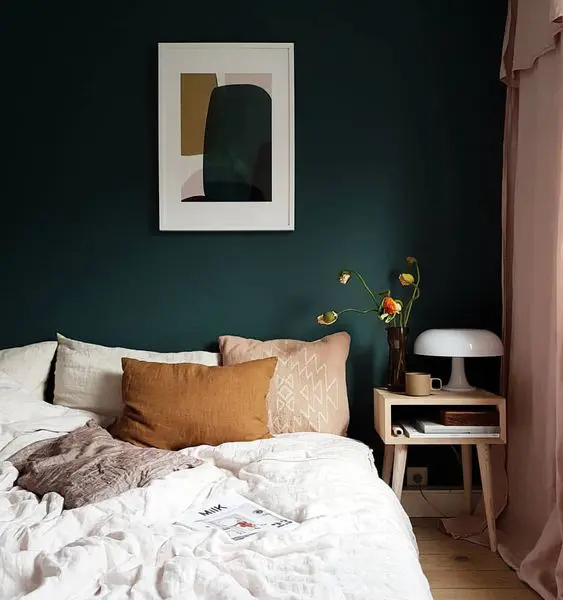  Modern Dark Green Bedroom 