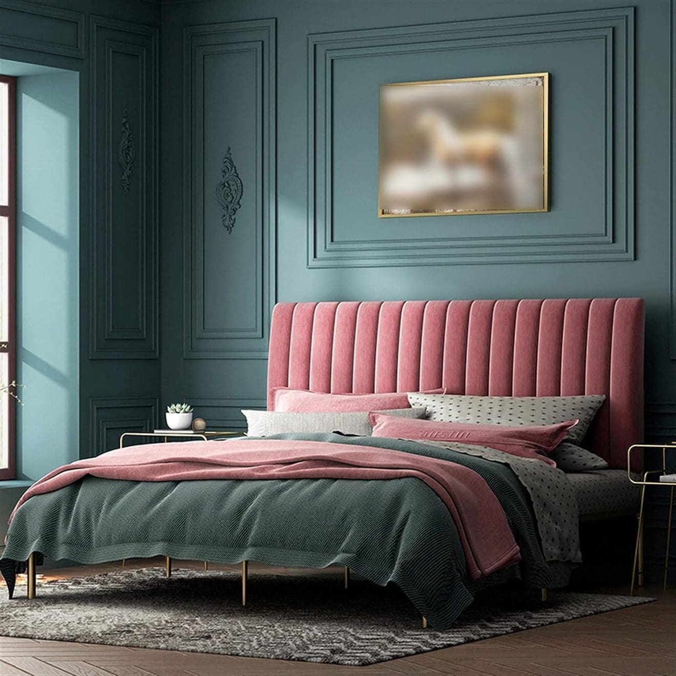 34 Stunning Pink and Green Bedroom Ideas
