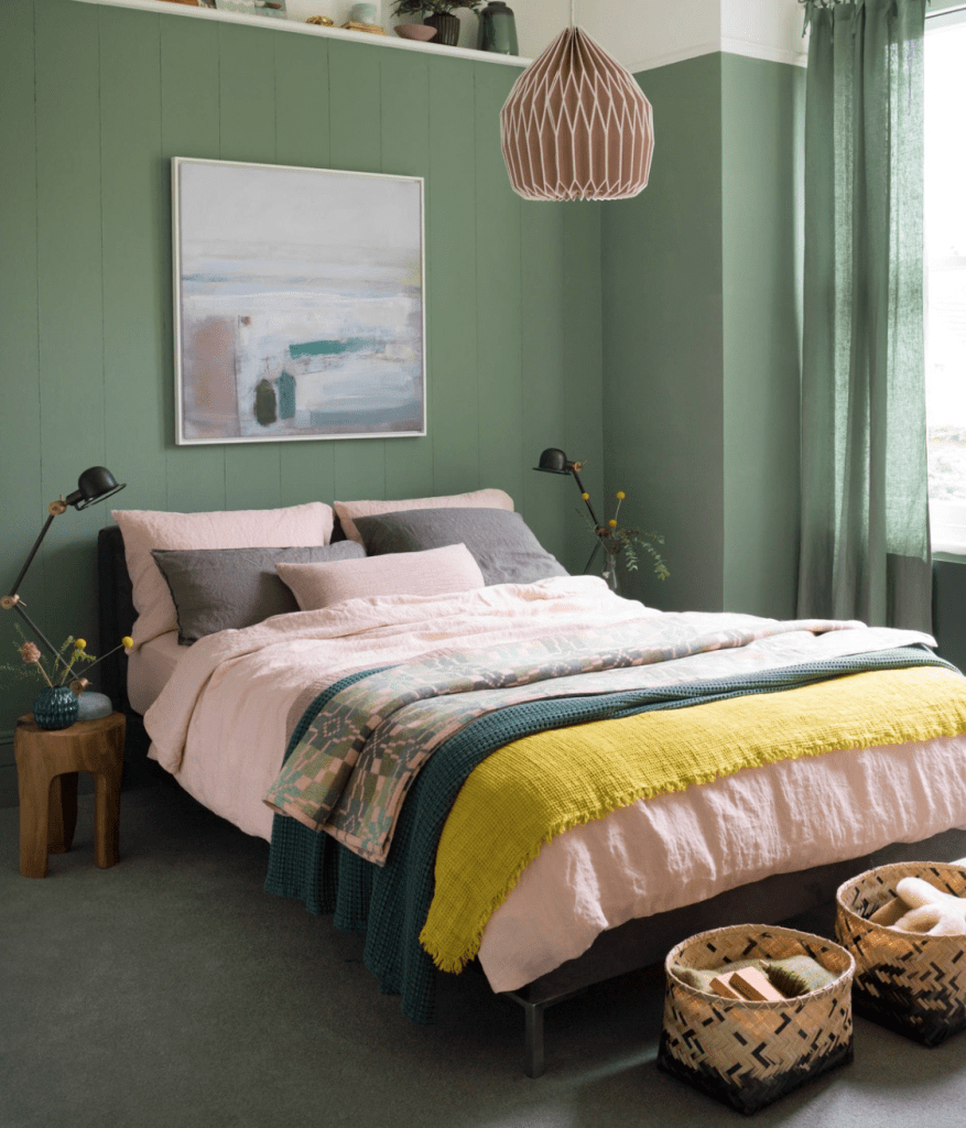 34 Stunning Pink and Green Bedroom Ideas