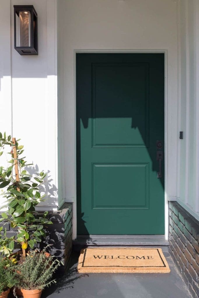 24 Green Front Door Paint Color Ideas