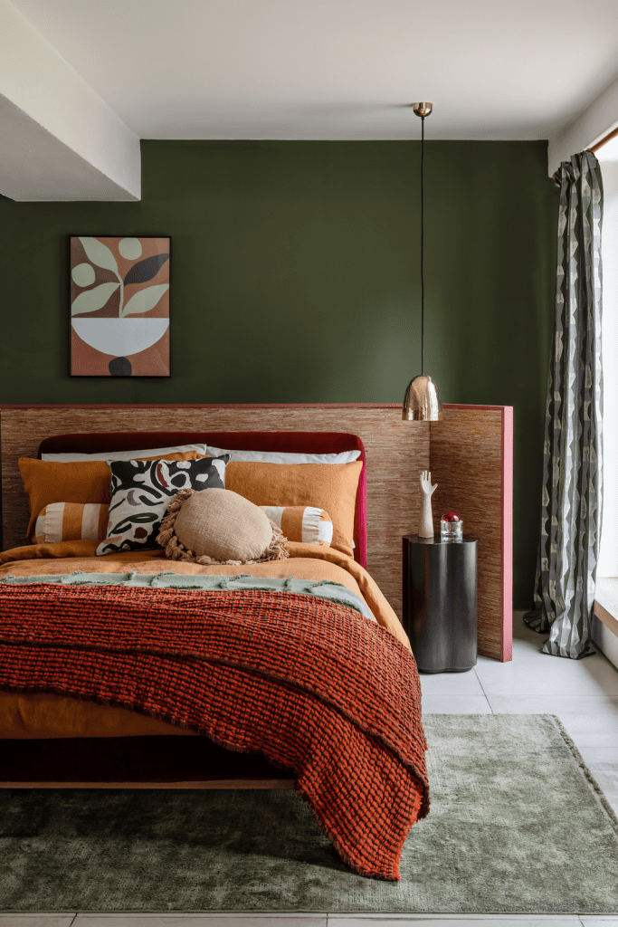 34 Modern Dark Green Bedroom Ideas