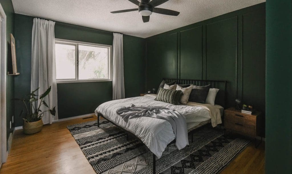 34 Modern Dark Green Bedroom Ideas