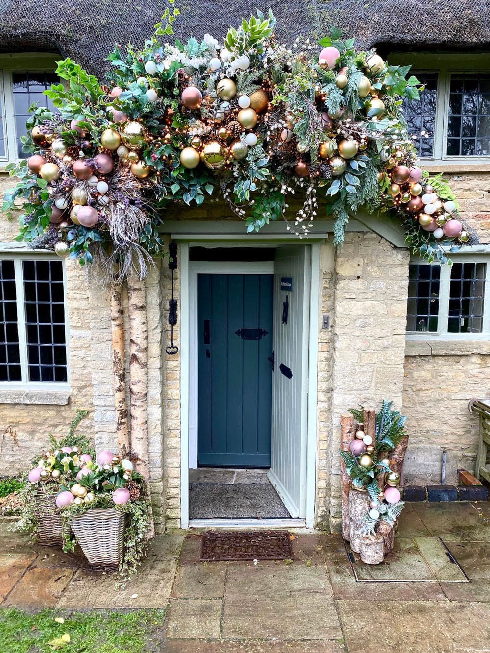 Early Hours London Celebrity Festive Doorways for christmas 3 of 9 Christmas Front Door Decor