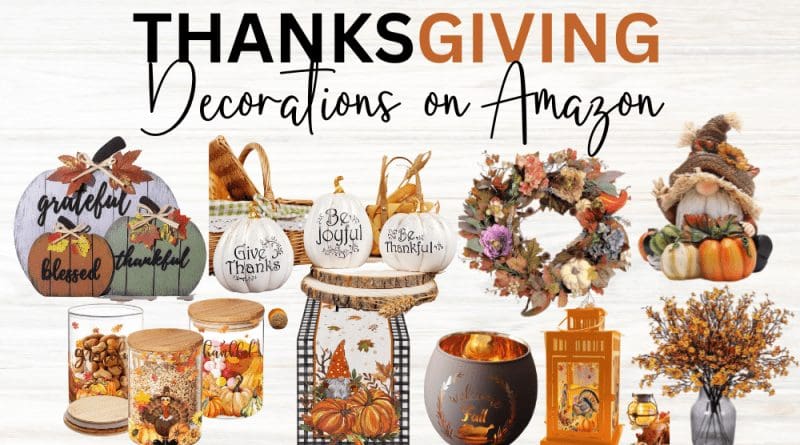 Low-Budget Thanksgiving Decor Finds On Amazon