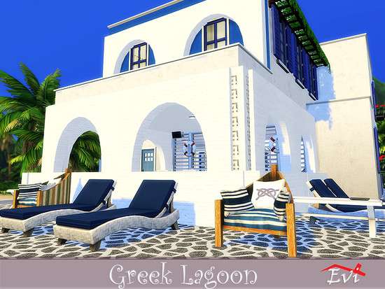 greek lagoon 5d91020e03bc8 Sims 4 Houses