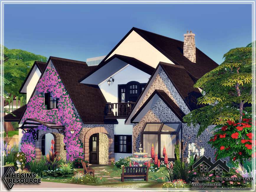 sims 4 alina house by marychabb at tsr thesimsbook.com Sims 4 Houses