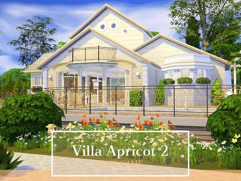 villa apricot 2 5c99e4a377c7f Sims 4 Houses