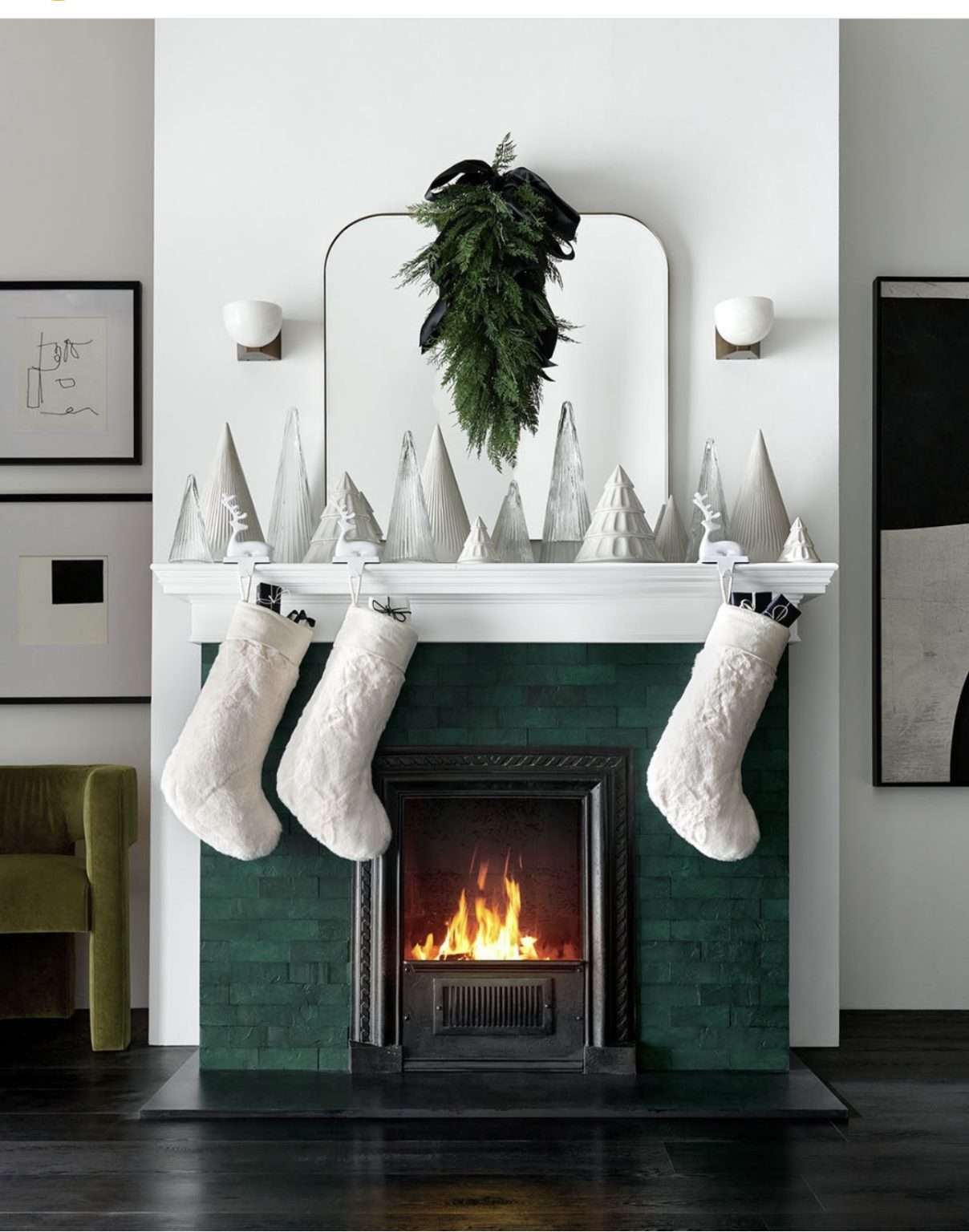 40+ Elegant Christmas Mantel Decor Ideas