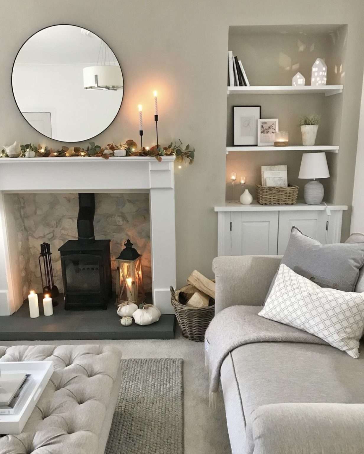 20 Marvelous Living Rooms With Log Burners