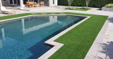 Artificial Grass Around Pool Ideas