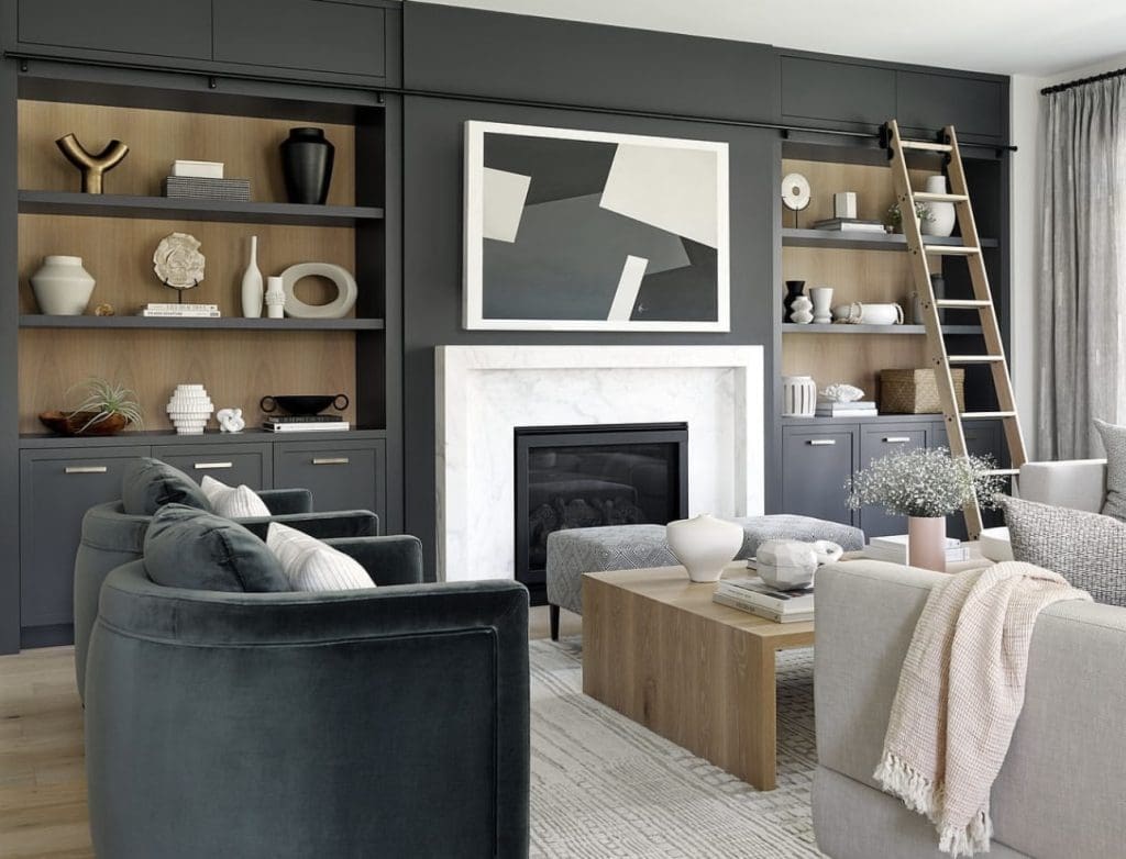 24 Stunning Living Room Alcove Shelving Ideas