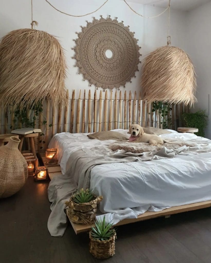 View of 22 Best Bohemian Bedroom Ideas to Inspire You