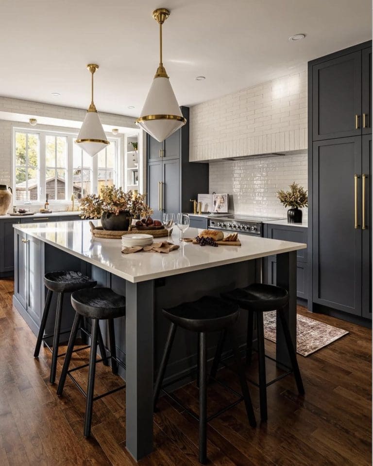 24 Beautiful Blue Kitchen Design Ideas