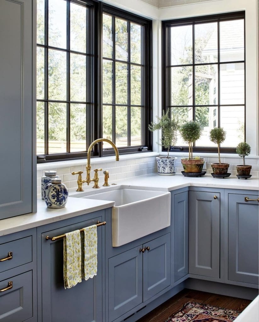 24 Beautiful Blue Kitchen Design Ideas
