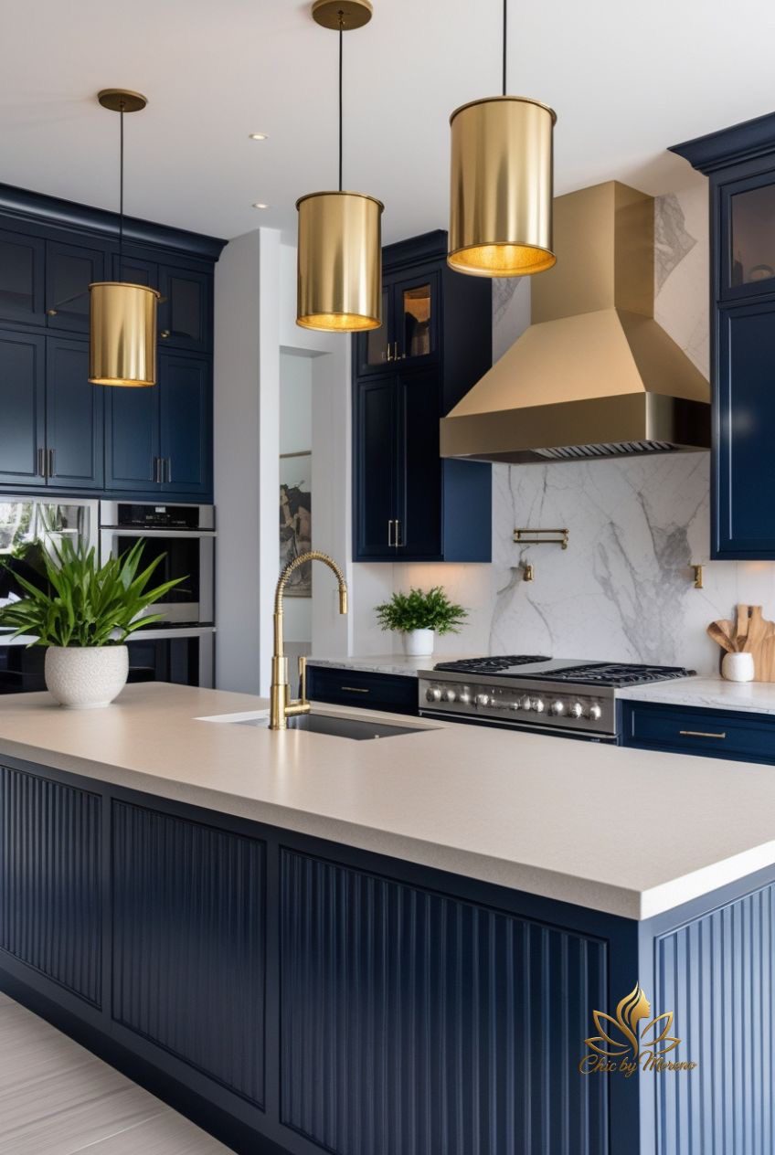 IMG 9037 Blue Kitchen Design