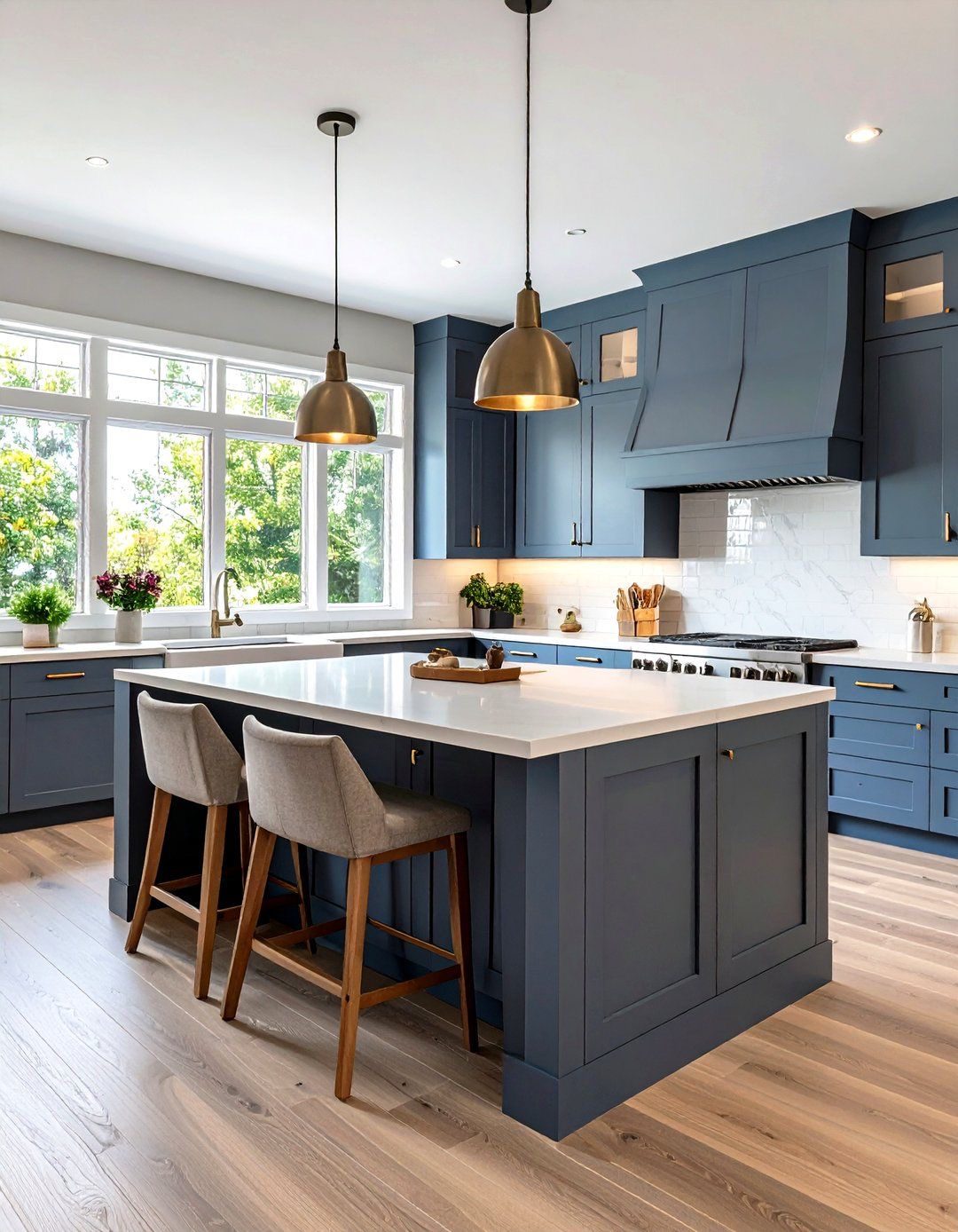 IMG 9045 Blue Kitchen Design