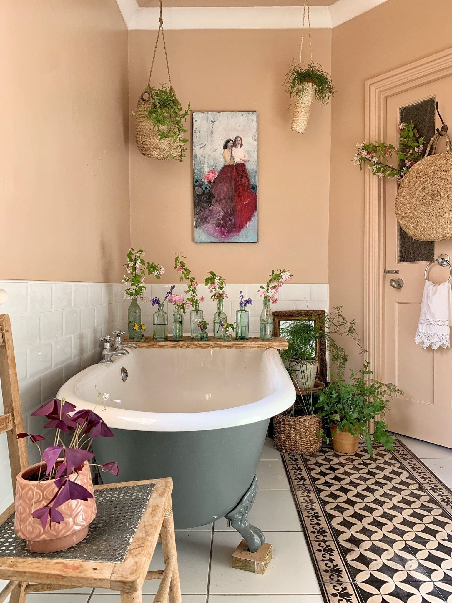 24 Stunning Boho Bathroom Ideas to Inspire You