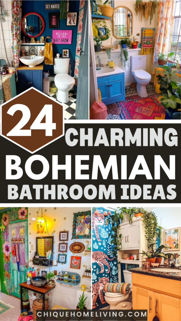 24 Stunning Boho Bathroom Ideas to Inspire You