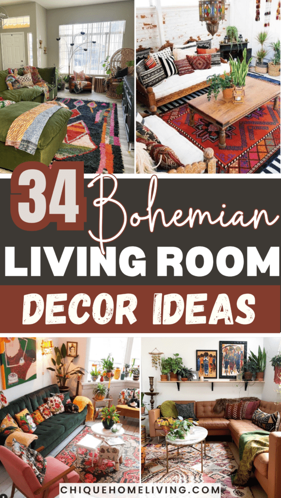 boho - more ideas @ https: boho-living-room-design ... 34 Charming Boho Living Room Ideas You'll Love