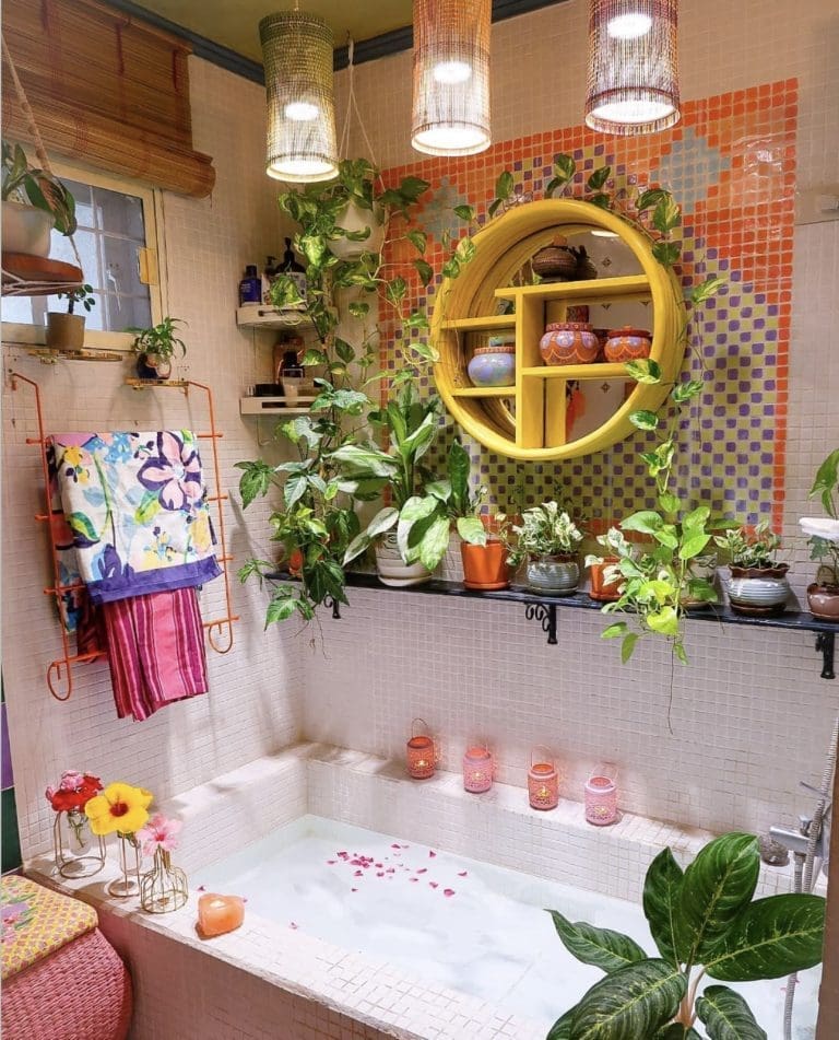 24 Stunning Boho Bathroom Ideas to Inspire You