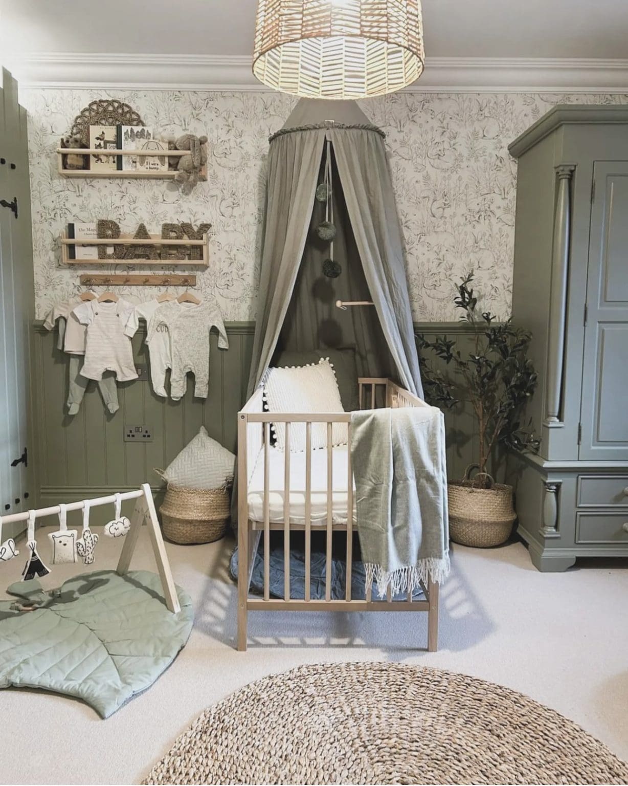 24 Soothing Sage Green Nursery Ideas