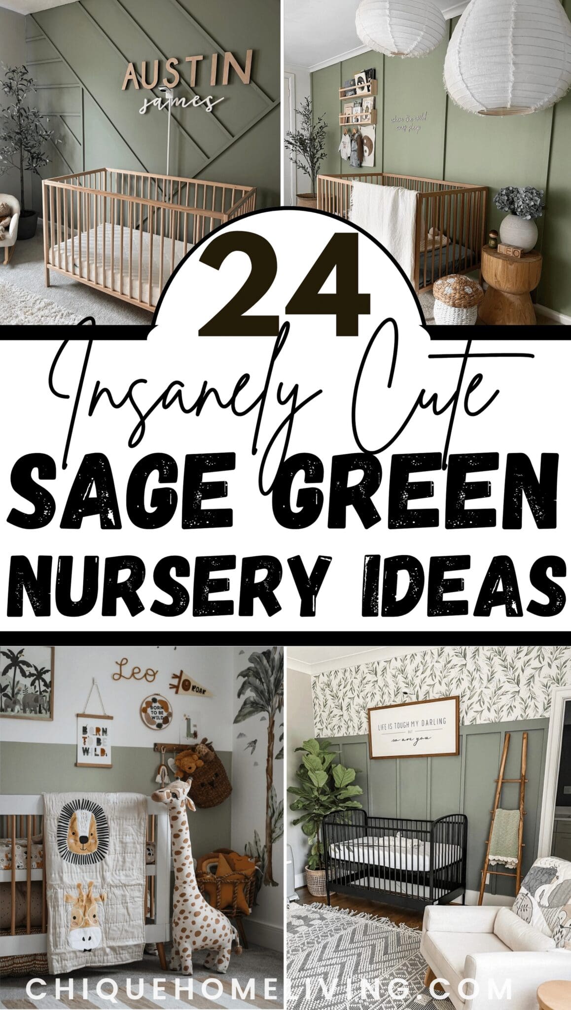 24 Soothing Sage Green Nursery Ideas