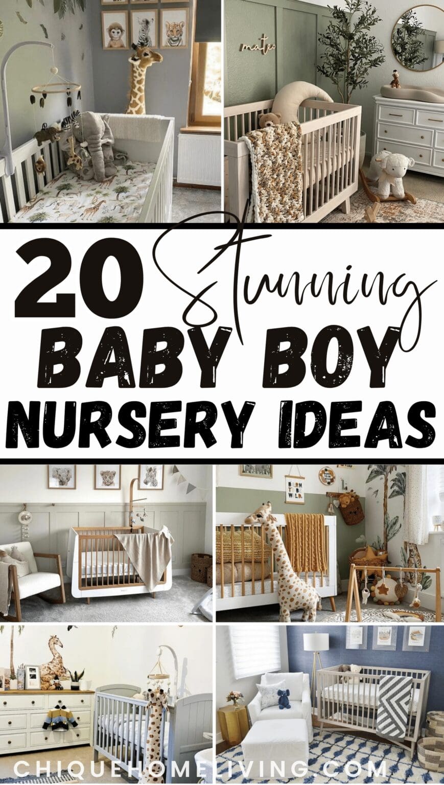 20 Super Cute Baby Boy Nursery Ideas