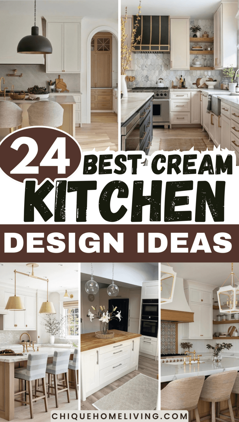24 Best Cream Kitchen Cabinets to Inspire You