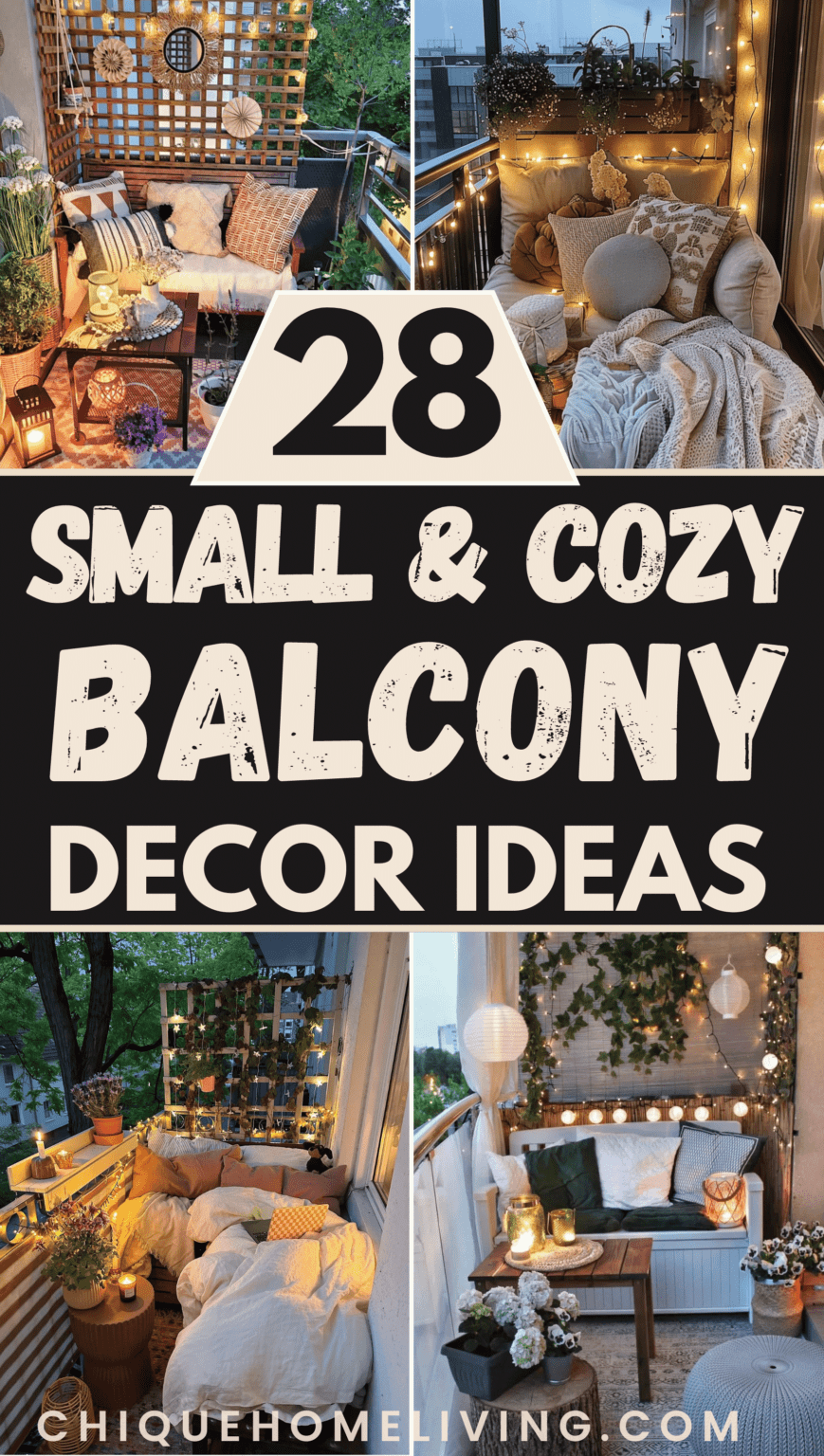 28 Small Balcony Decor Ideas That'll Blow Your Mind