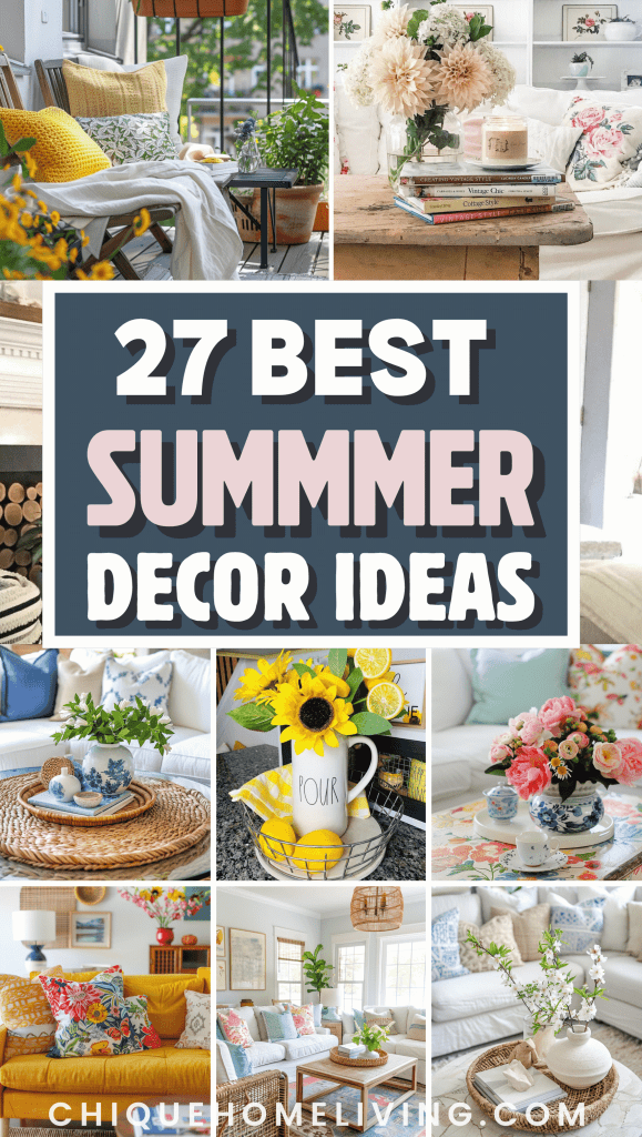 27 Best Summer Decor Ideas to Refresh Your Home