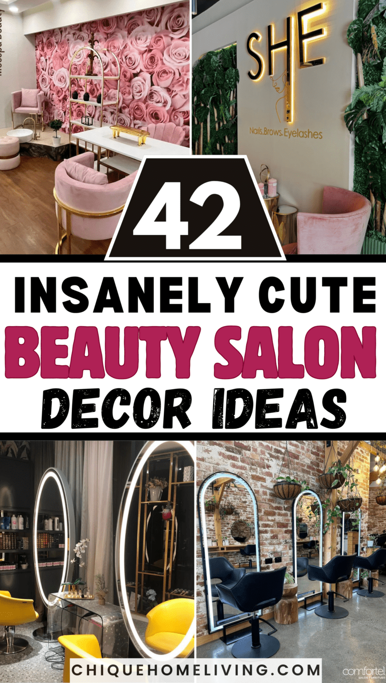 42 Stunning Low-Budget Beauty Salon Interior Design Ideas