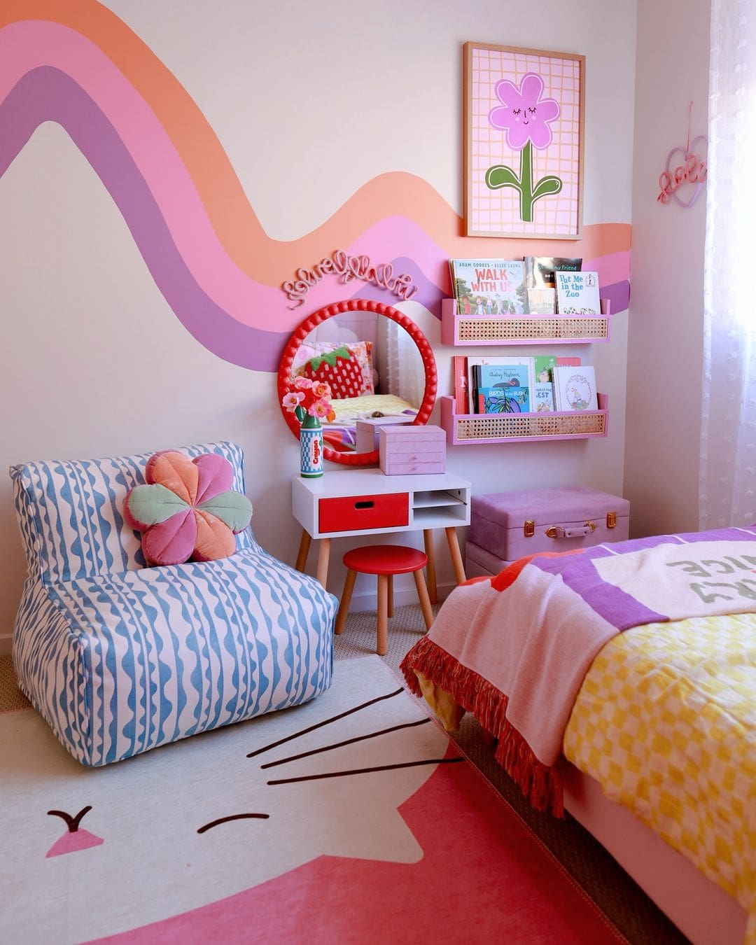 Colorful Bedroom Decor Teen Girl Bedroom Ideas
