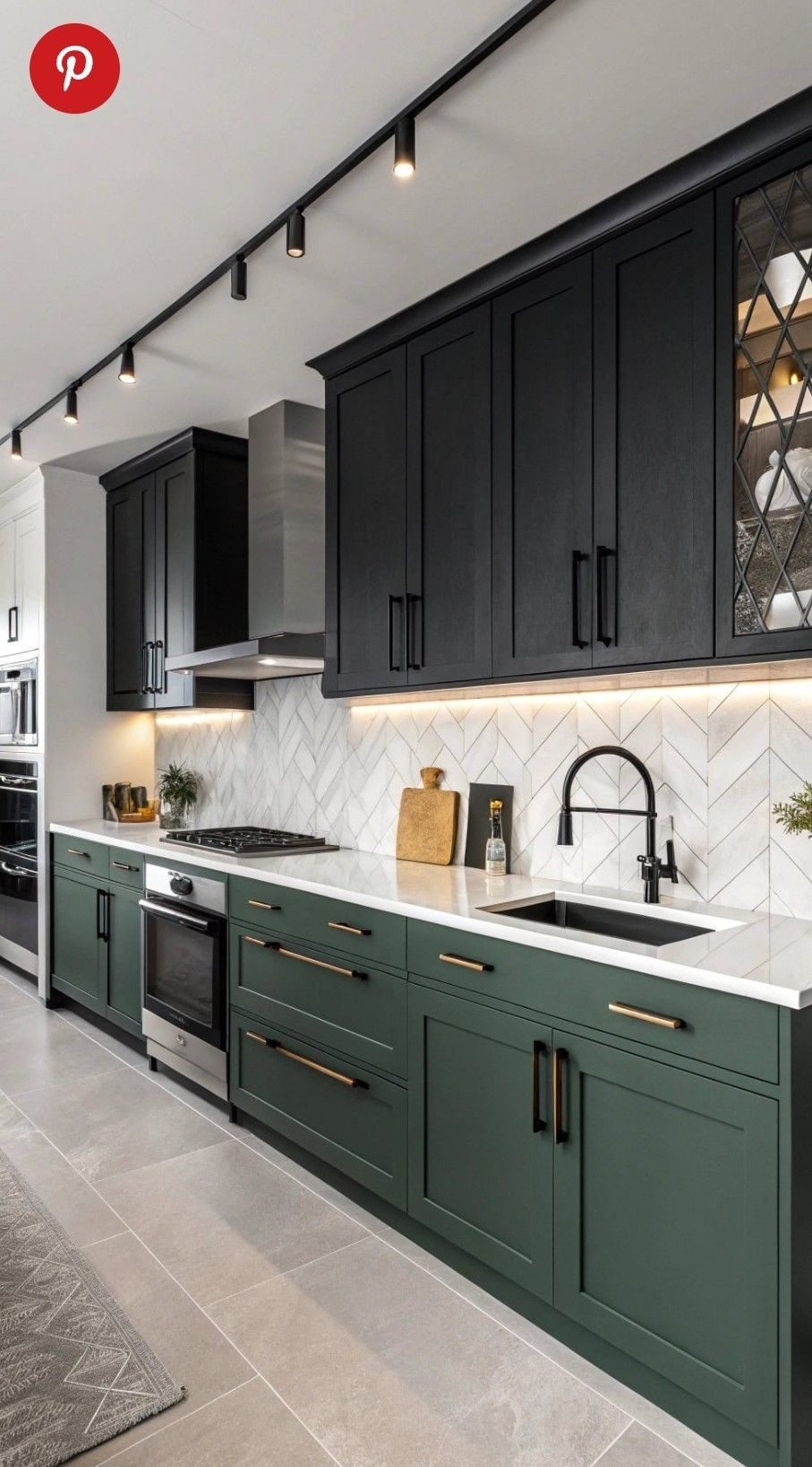 34 Best Dark Green Kitchen Ideas to Inspire You 85 34 Best Dark Green Kitchen Ideas to Inspire You IMG 8317 Dark Green Kitchen Ideas