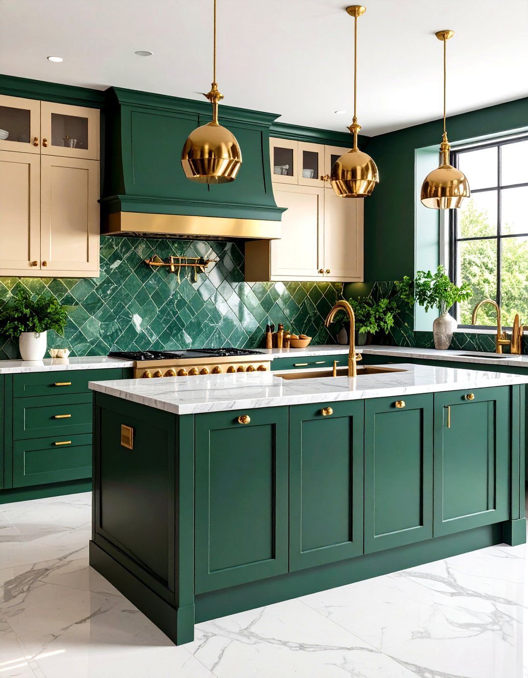 34 Best Dark Green Kitchen Ideas to Inspire You 89 34 Best Dark Green Kitchen Ideas to Inspire You IMG 8326 Dark Green Kitchen Ideas