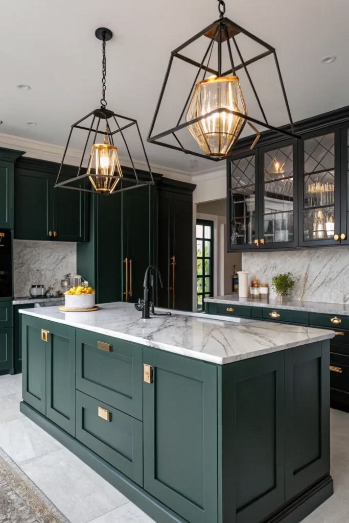 34 Best Dark Green Kitchen Ideas to Inspire You 104 34 Best Dark Green Kitchen Ideas to Inspire You IMG 8340 Dark Green Kitchen Ideas